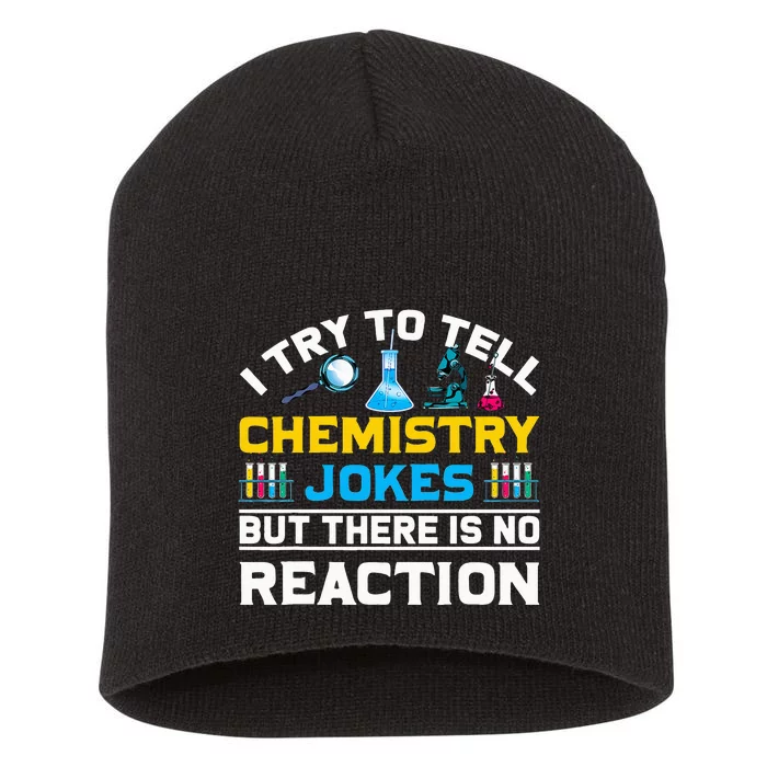 Funny Scientist Gift Chemist Laboratory Science Chemistry Short Acrylic Beanie