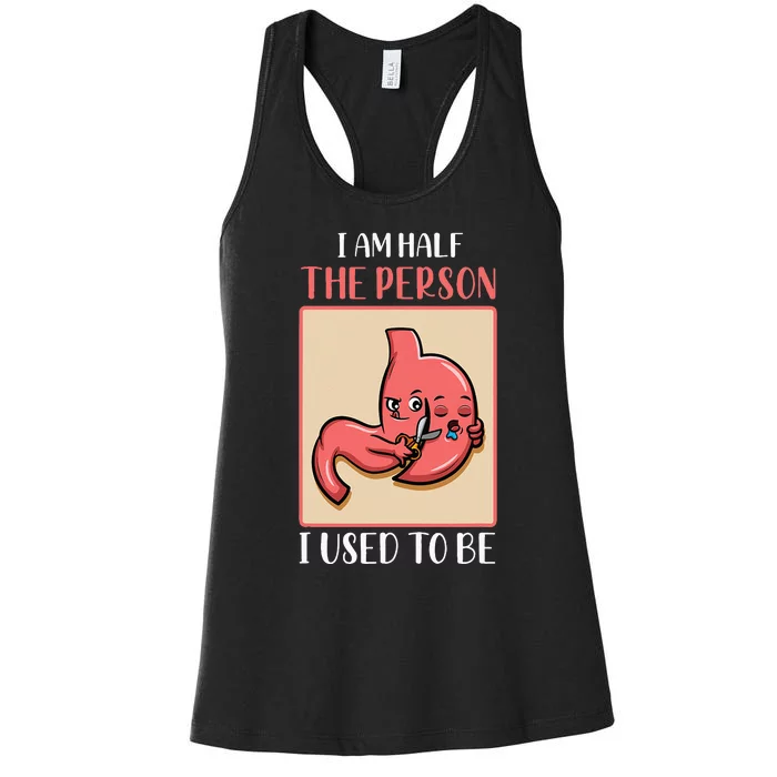 Funny Sleeve Gastric Surgery Bariatric Medical Women's Racerback Tank