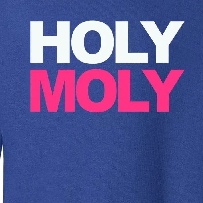 Funny Saying Gift Holy Moly And Gift Toddler Sweatshirt