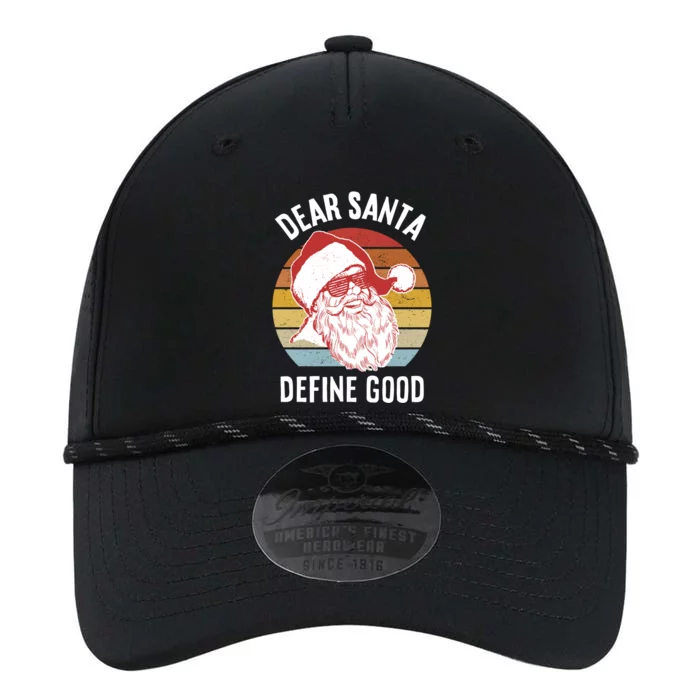 Funny Santa Gift Dear Santa Define Good Gift Performance The Dyno Cap