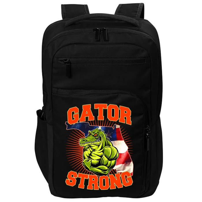 Florida State Gator Strong USA Flag Impact Tech Backpack