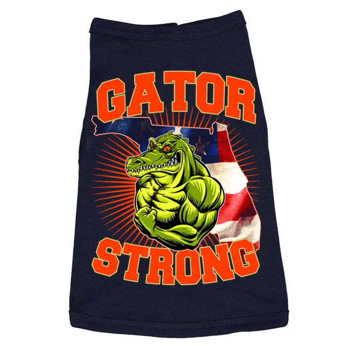 Florida State Gator Strong USA Flag Doggie Tank