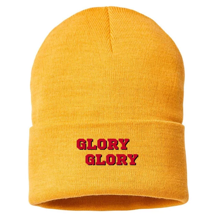 Fight Song Glory Glory Georgia Sustainable Knit Beanie