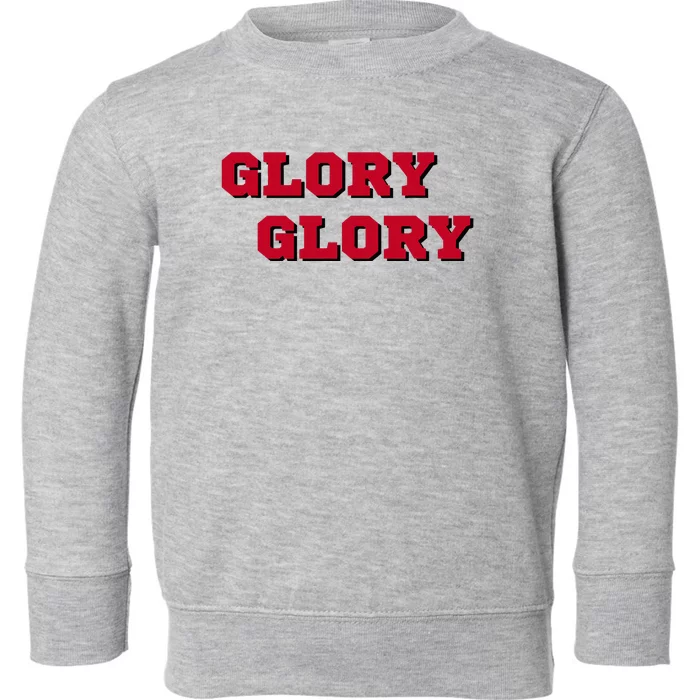 Fight Song Glory Glory Georgia Toddler Sweatshirt