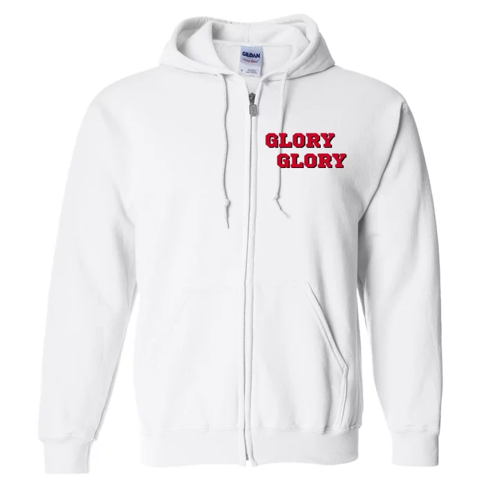 Fight Song Glory Glory Georgia Full Zip Hoodie