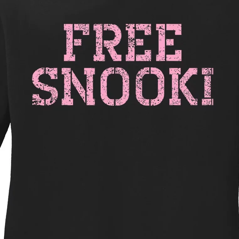 Free Snooki Gifts Free Snooki Weathered Ladies Long Sleeve Shirt