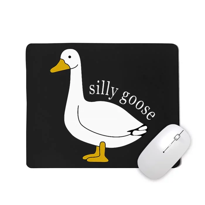 Funny Silly Goose Meme Cute Goose Aesthetic Mousepad