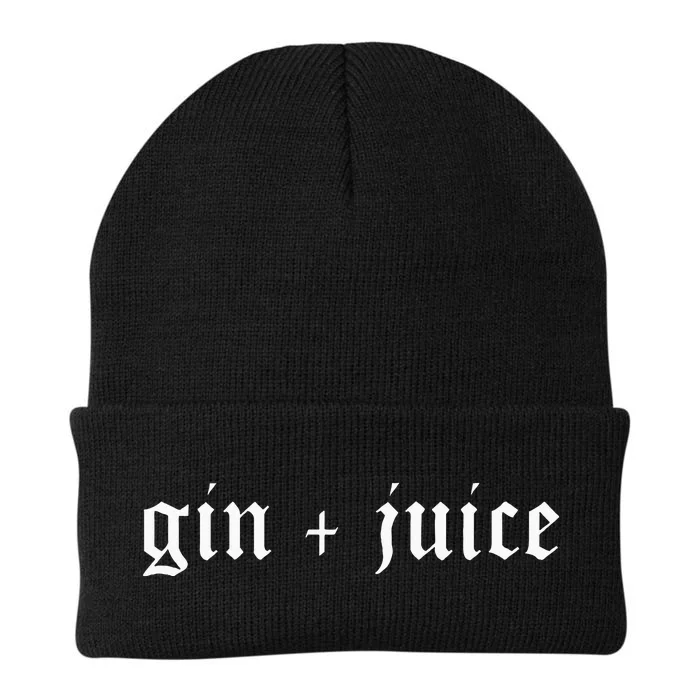 Fo Shizzle Gin + Juice Gangster Rap Knit Cap Winter Beanie