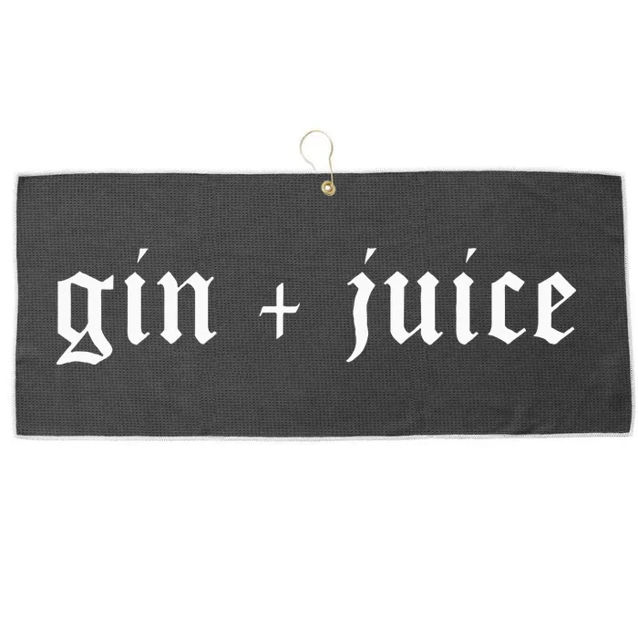 Fo Shizzle Gin + Juice Gangster Rap Large Microfiber Waffle Golf Towel