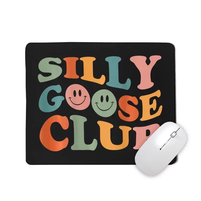 Funny Silly Goose Club Cute Smile Face Mousepad