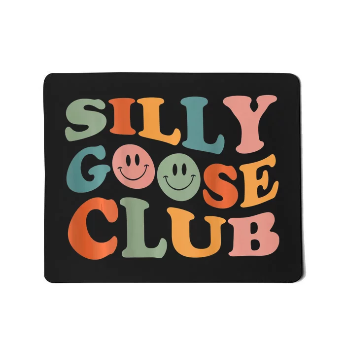 Funny Silly Goose Club Cute Smile Face Mousepad