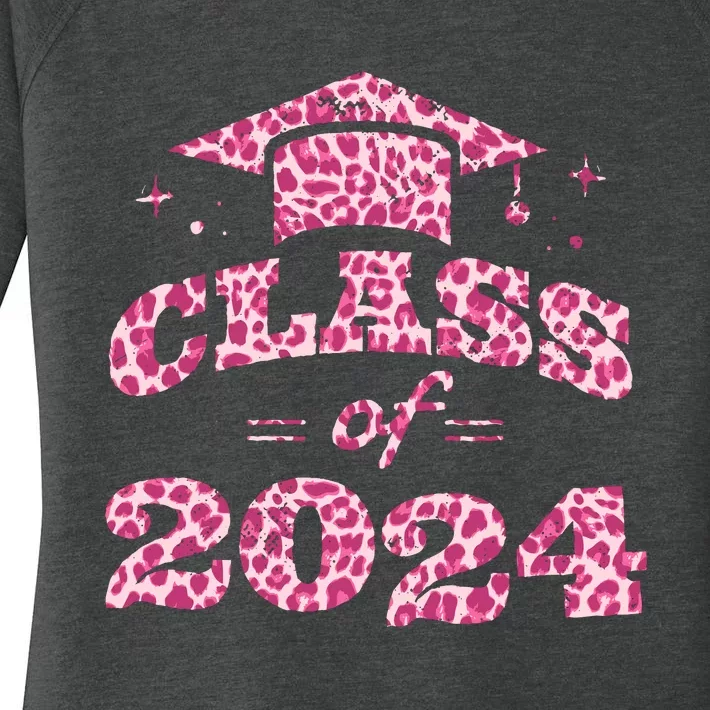 Funny Senior Graduation Gift Class Of 2024 Senior Girl Women's Perfect Tri Tunic Long Sleeve Shirt