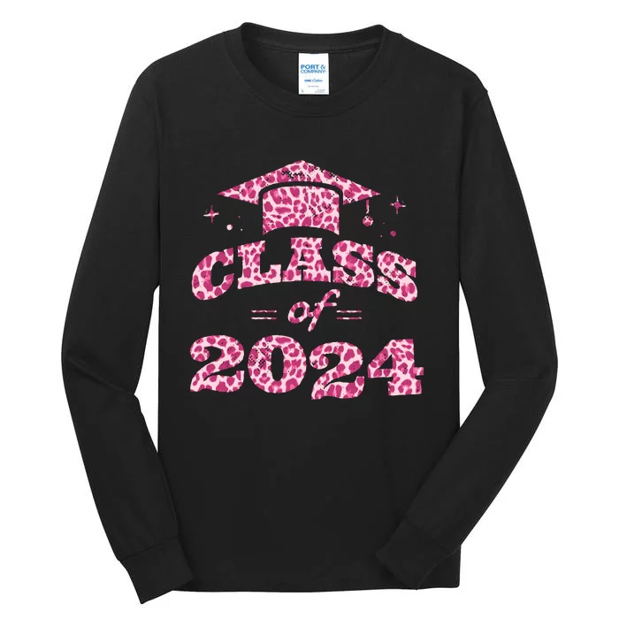 Funny Senior Graduation Gift Class Of 2024 Senior Girl Tall Long Sleeve T-Shirt