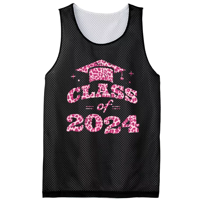 Funny Senior Graduation Gift Class Of 2024 Senior Girl Mesh Reversible Basketball Jersey Tank