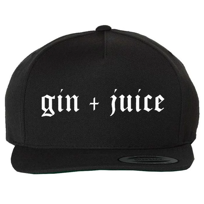 Fo Shizzle Gin + Juice Wool Snapback Cap