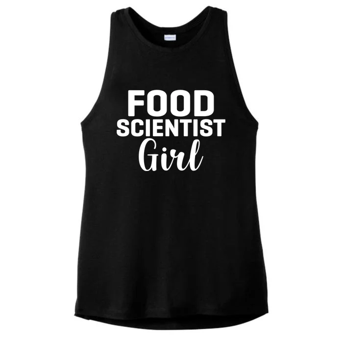 Food Scientist Gift Ladies Tri-Blend Wicking Tank