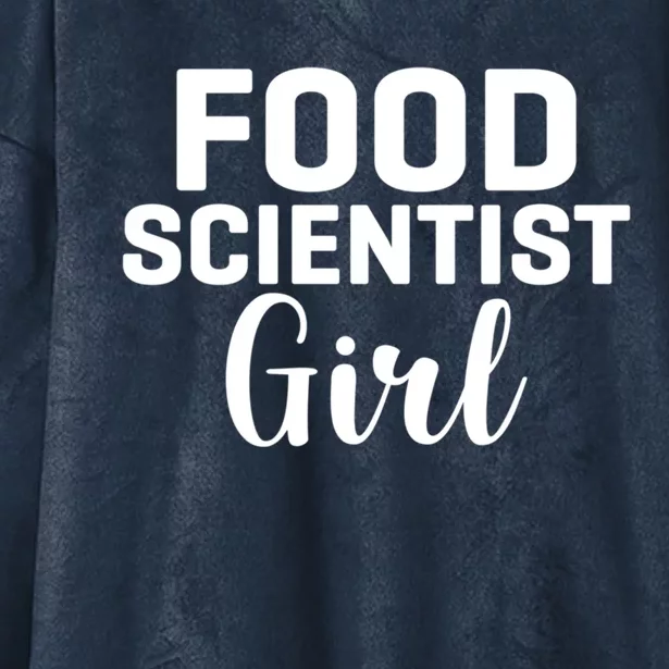 Food Scientist Gift Hooded Wearable Blanket