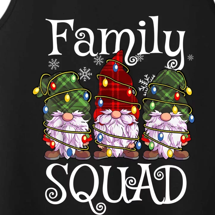 Family Squad Gnomies Christmas Gnome Family Matching Pjs Gift Performance Tank