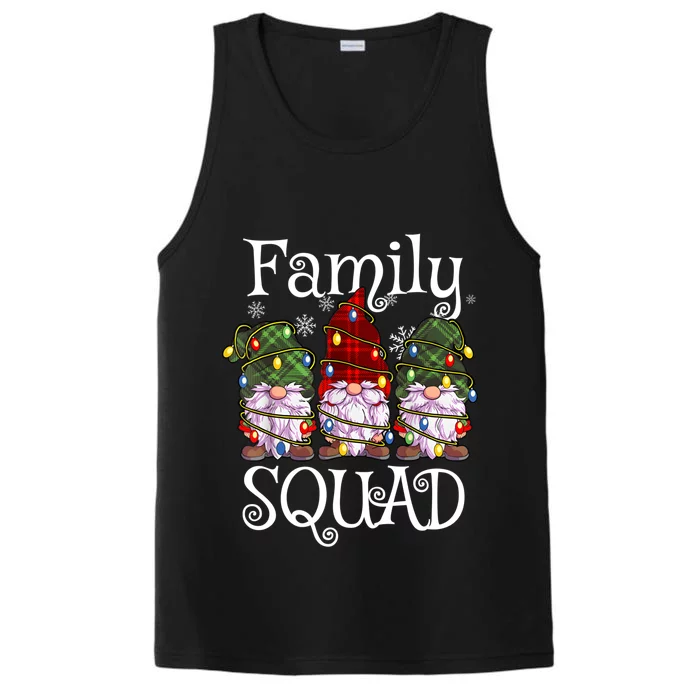 Family Squad Gnomies Christmas Gnome Family Matching Pjs Gift Performance Tank