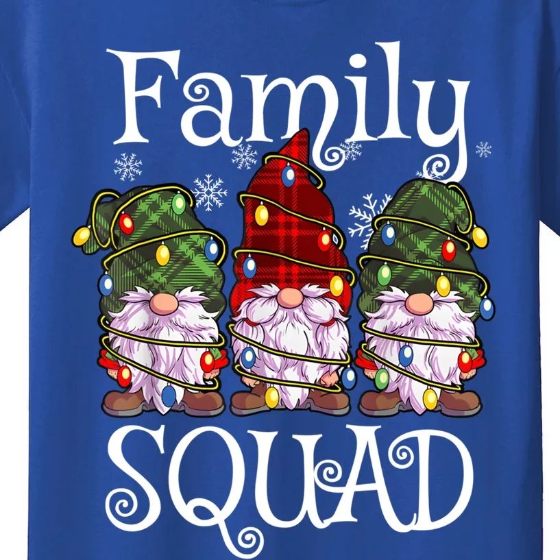 Family Squad Gnomies Christmas Gnome Family Matching Pjs Gift Kids T-Shirt