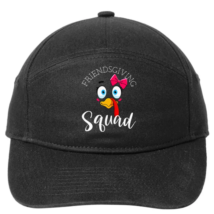 Friendsgiving Squad Gifts Happy Thanksgiving 7-Panel Snapback Hat