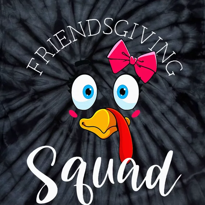 Friendsgiving Squad Gifts Happy Thanksgiving Tie-Dye T-Shirt