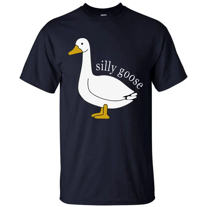 Funny Silly Goose Cute Goose Xmas Family Matching Clothing Tall T-Shirt