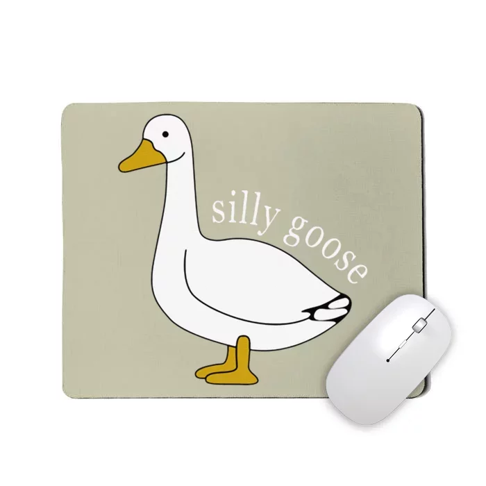 Funny Silly Goose Cute Goose Xmas Family Matching Clothing Mousepad