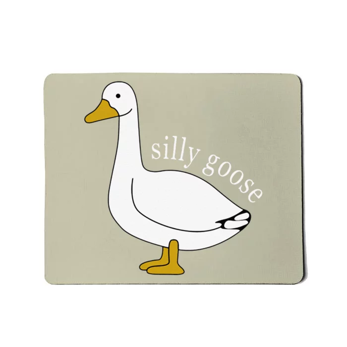 Funny Silly Goose Cute Goose Xmas Family Matching Clothing Mousepad