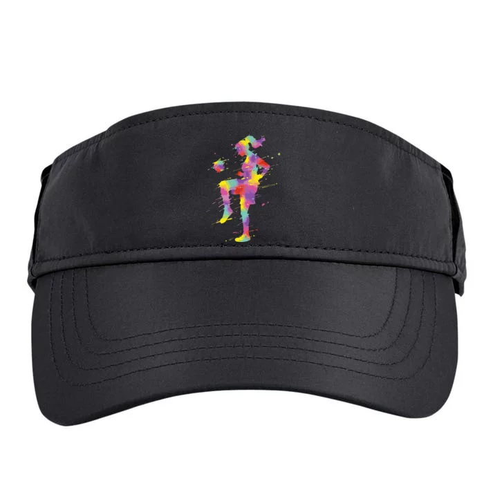 Funny Soccer Girl Soccer Player Gift Adult Drive Performance Visor