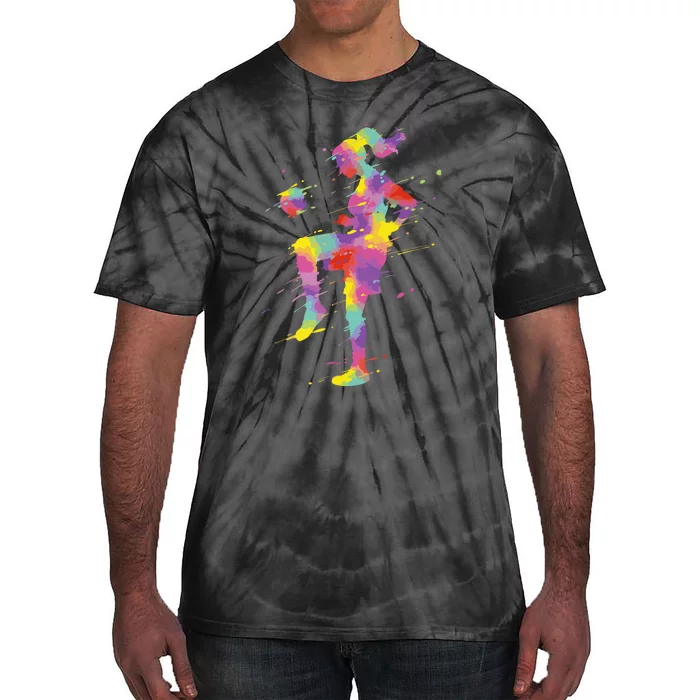 Funny Soccer Girl Soccer Player Gift Tie-Dye T-Shirt