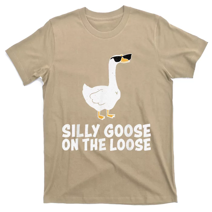 Funny Silly Goose On The Loose T-Shirt