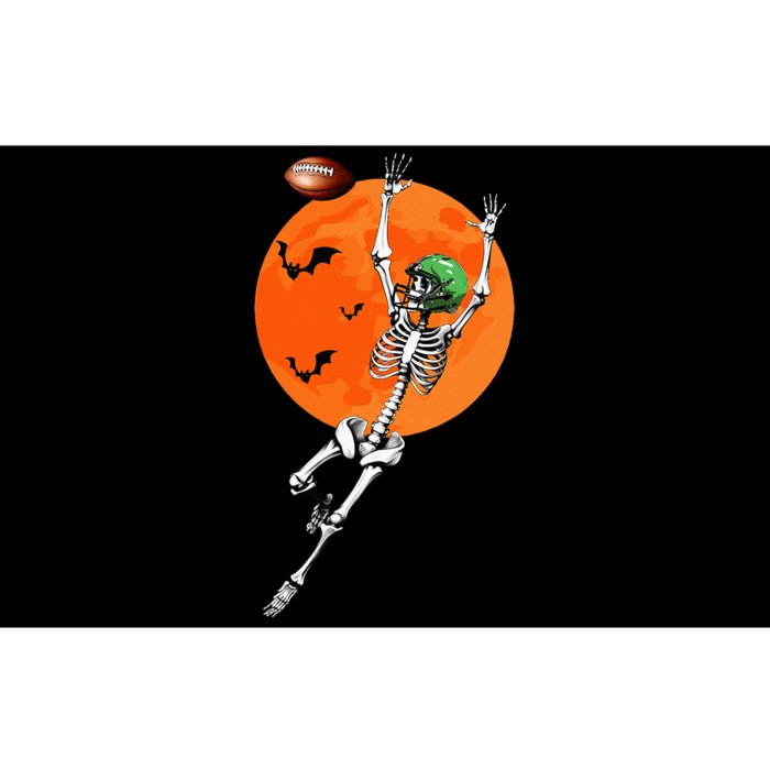 Football Skeleton Halloween Football Player Bumper Sticker