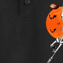 Football Skeleton Halloween Football Player Dry Zone Grid Performance Polo