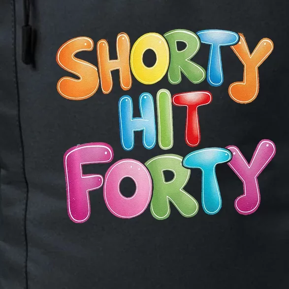 Funny Shorty Hit Forty 40th Birthday Gifts Premium Daily Commute Backpack