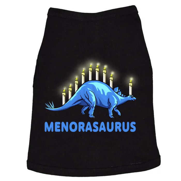 Funny Stegosaurus Hanukkah Dinosaur Menorah Dino Doggie Tank