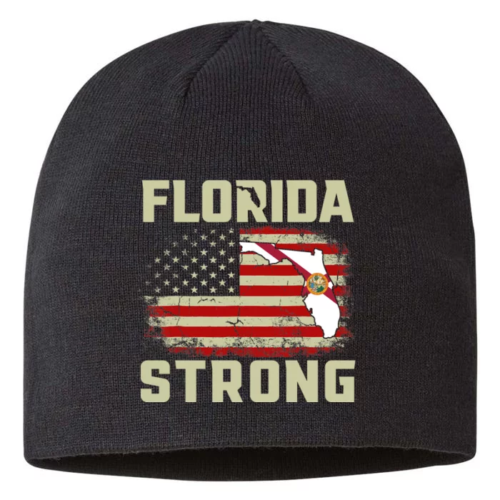 Florida Strong Hurricane Ian Support Florida 8 1/2in Sustainable Knit Beanie