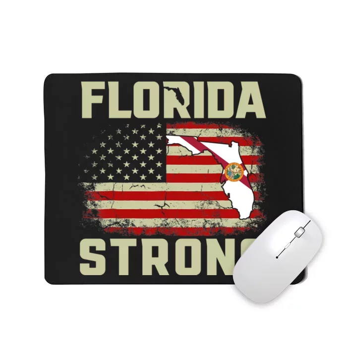 Florida Strong Hurricane Ian Support Florida Mousepad