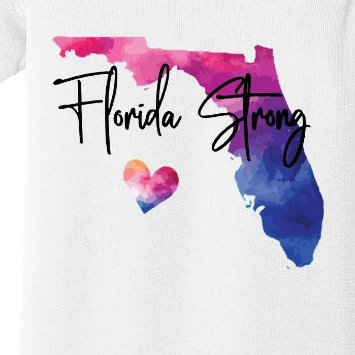 Florida Strong Hurricane Helene Baby Bodysuit