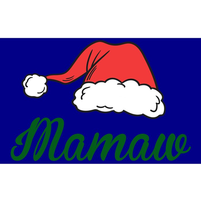 Funny Santa Hat Christmas Costume Family Matching Mamaw Gift Bumper Sticker