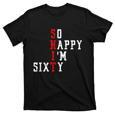 Teeshirtpalace Wom.e.ns Funny 40th Birthday Tee So Happy I'm 20 Twice Birthday Humor V-Neck Tall T-Shirt