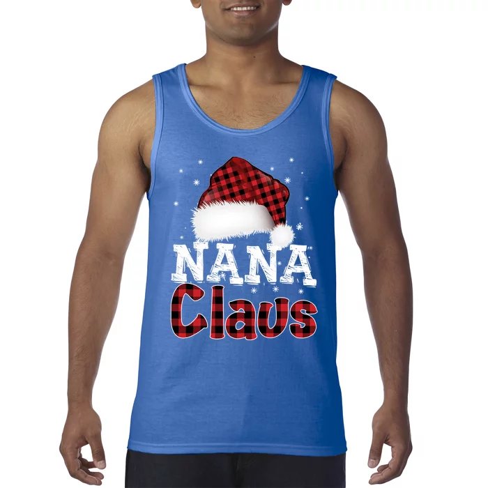 Fun Santa Hat Christmas Costume Family Matching Nana Claus Meaningful Gift Tank Top