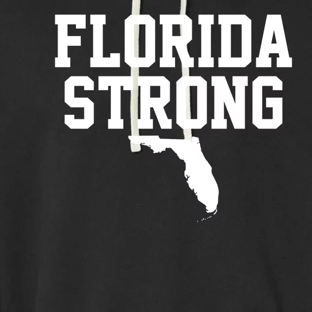 Florida Strong Hurricane Milton Garment-Dyed Fleece Hoodie