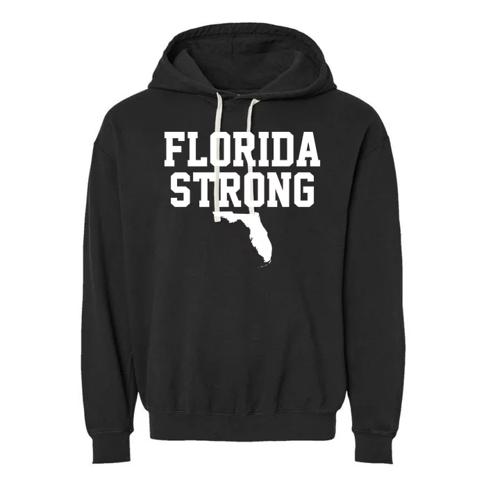 Florida Strong Hurricane Milton Garment-Dyed Fleece Hoodie