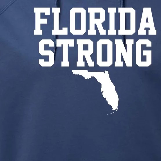 Florida Strong Hurricane Milton Performance Fleece Hoodie