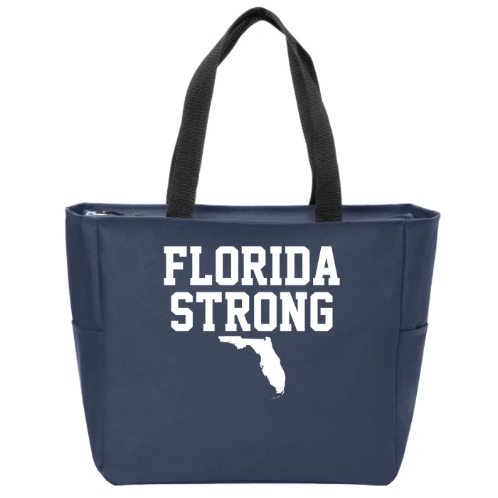 Florida Strong Hurricane Milton Zip Tote Bag