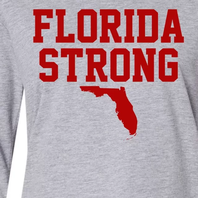 Florida Strong Hurricane Milton Womens Cotton Relaxed Long Sleeve T-Shirt