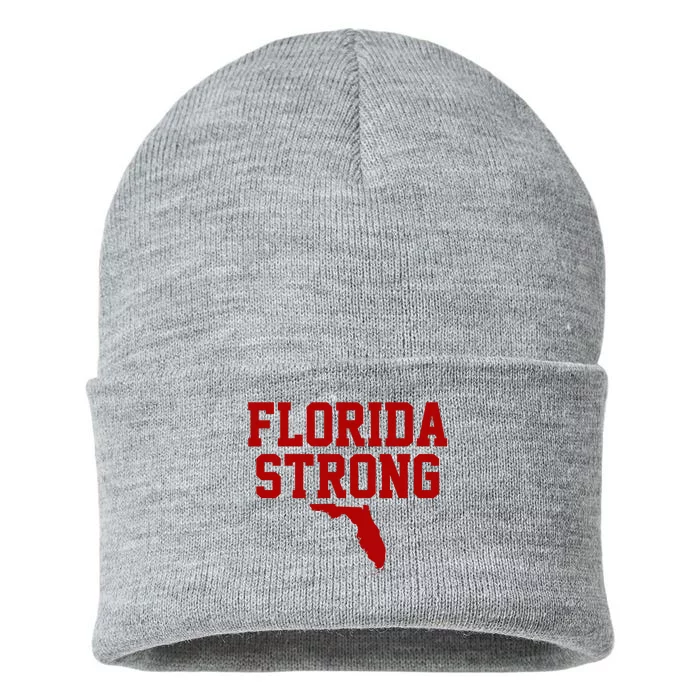 Florida Strong Hurricane Milton Sustainable Knit Beanie