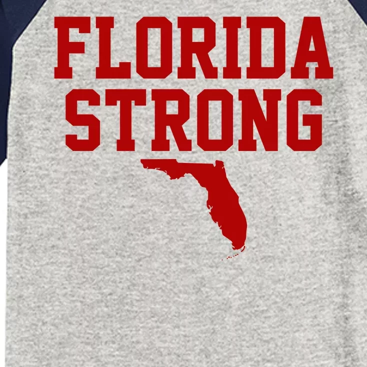 Florida Strong Hurricane Milton Kids Colorblock Raglan Jersey