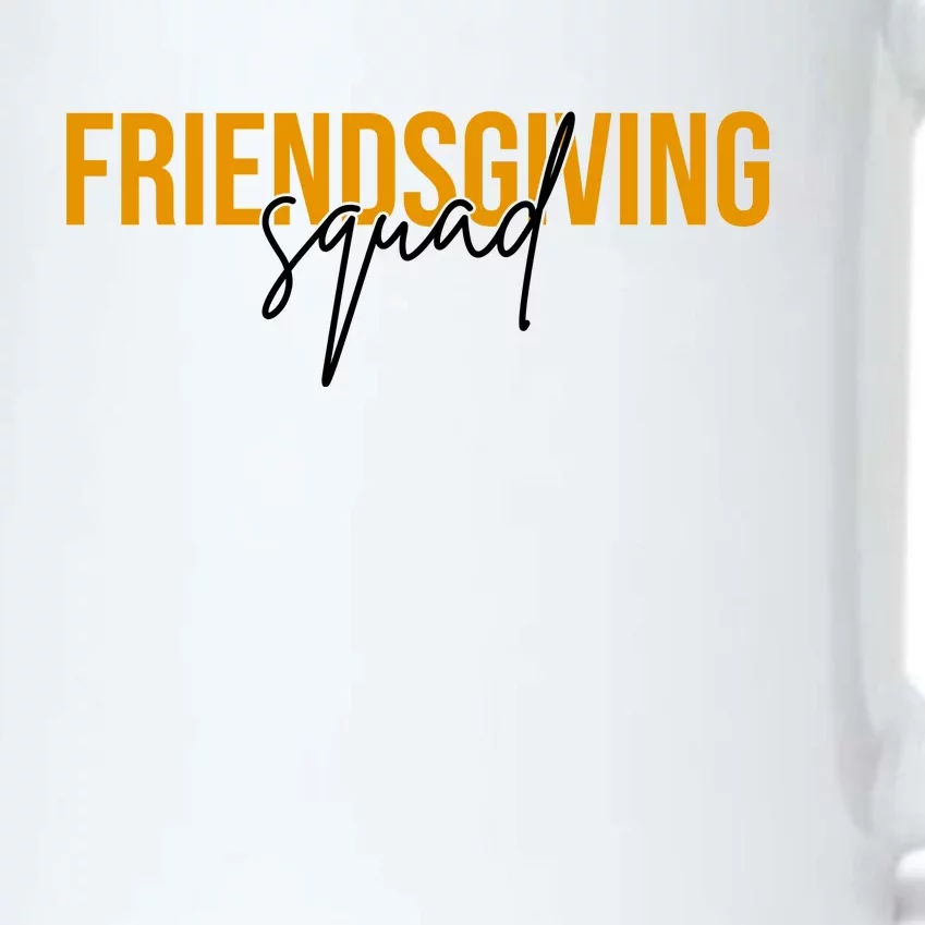 Friendsgiving Squad Holiday Gift Black Color Changing Mug